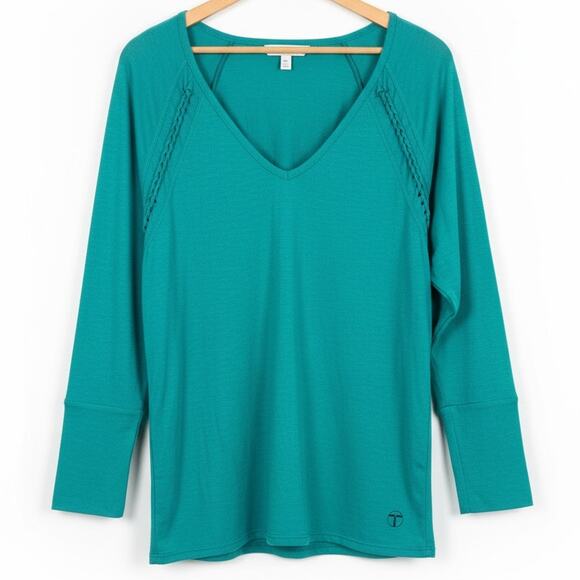 Trina Turk Women's M Recreation Dolman Athleisure Leisure Boho Vacation Top - Picture 1 of 13